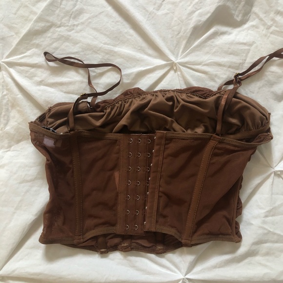 Beautiful brown corset top. - Picture 2 of 4